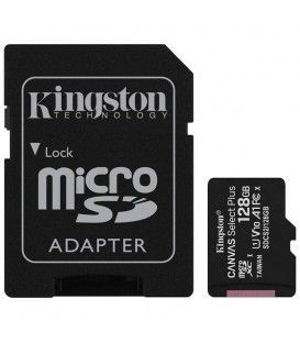 Kingston Tarjeta MicroSD XC 128GB Clase 10 UHS-I + Adaptador