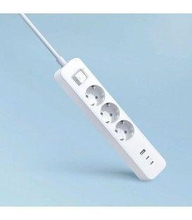 Xiaomi 20W Power Strip - Regleta de enchufes con USB