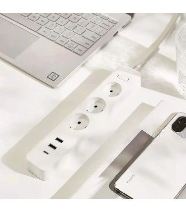 Xiaomi 20W Power Strip - Regleta de enchufes con USB