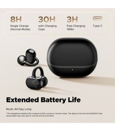 SoundPEATS POP Clip - Auriculares bluetooth