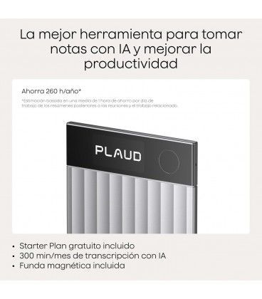 Plaud Note PRO 64GB - Grabadora de voz con IA