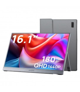 Monitor Portátil Arzopa Z3FC 16,1 Pulgadas IPS QHD 180Hz con funda