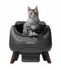 Catlink Open-X Gris Con Tapa Abierta WiFi - Arenero Autolimpiable